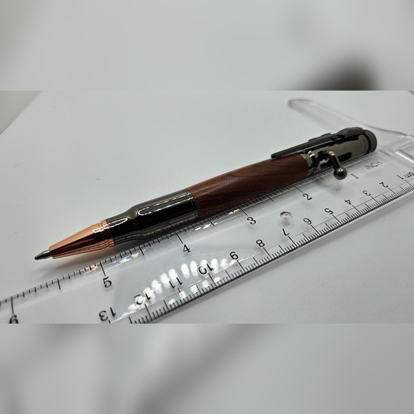 Custom Wood Bolt Action Bullet Pen - Picture 6 of 8